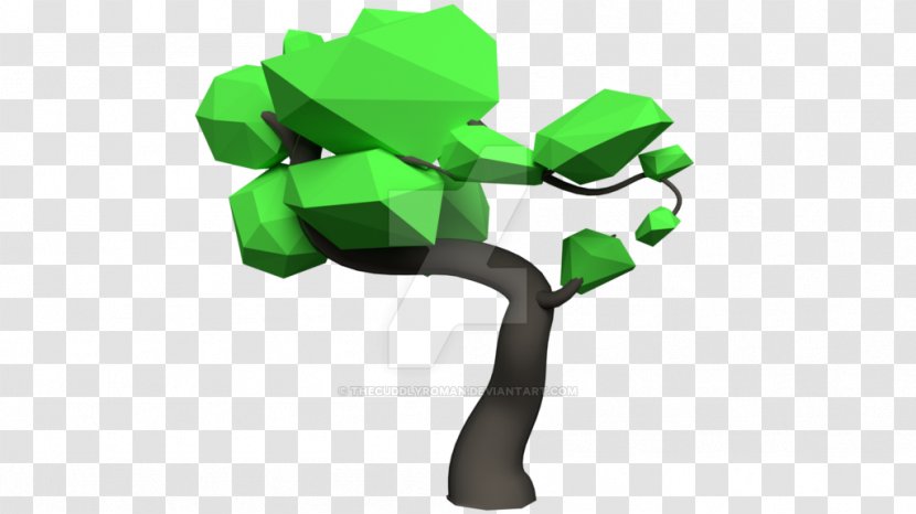 Low Poly Tree Bonsai Rendering Blender - Threedimensional Space Transparent PNG