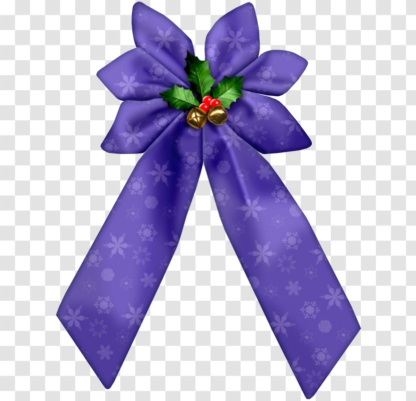 Ribbon Christmas Clip Art - Free Content - Purple Bow Transparent PNG