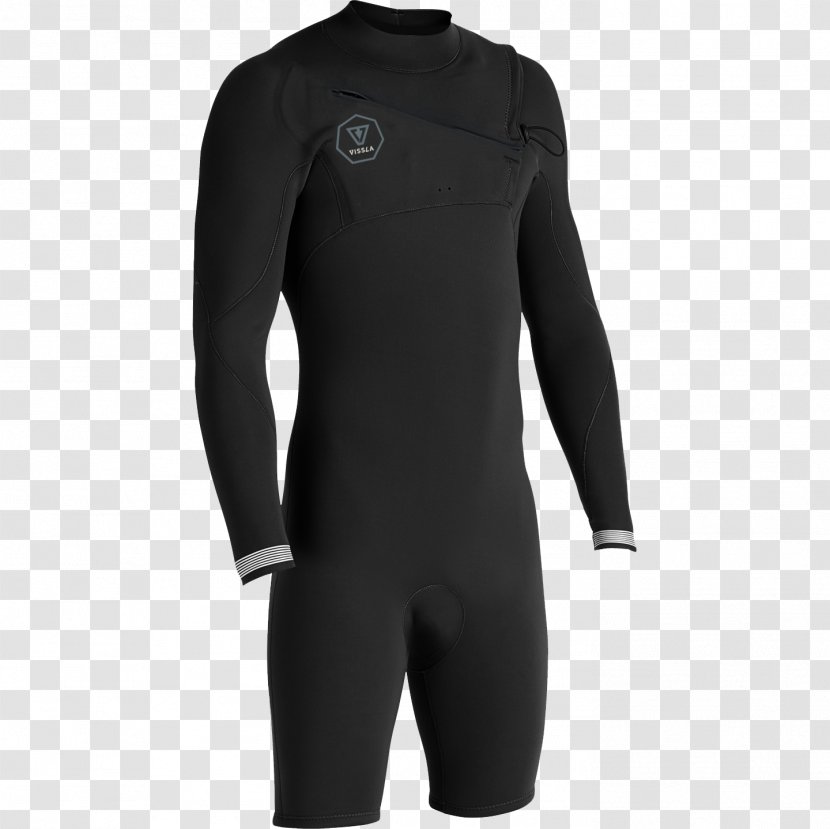 Wetsuit Surfing Sea Roupa De Borracha Sleeve - Silhouette Transparent PNG