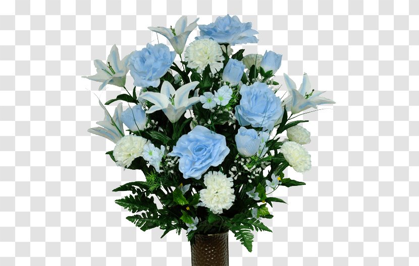 Blue Cut Flowers Flower Bouquet Rose - Flowerpot - CARNATION Transparent PNG