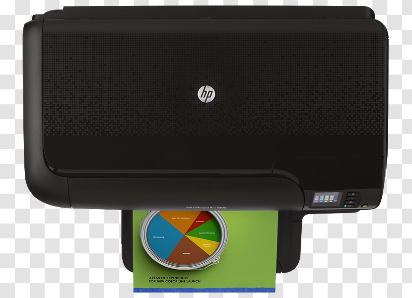 Hewlett-Packard Paper Inkjet Printing Printer HP Officejet Pro 8100 - Hp Transparent PNG