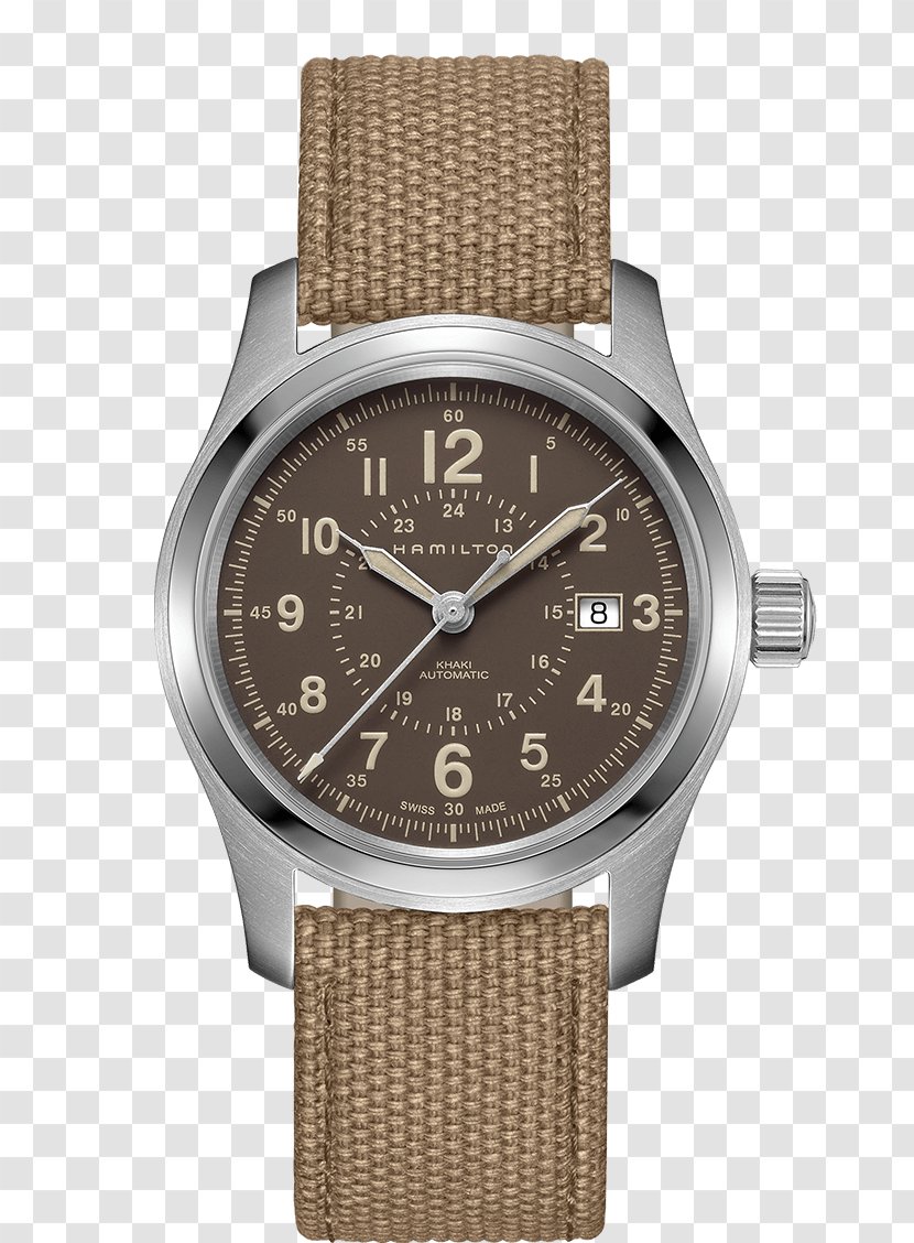 Hamilton Watch Company Khaki Field Quartz Strap Transparent PNG