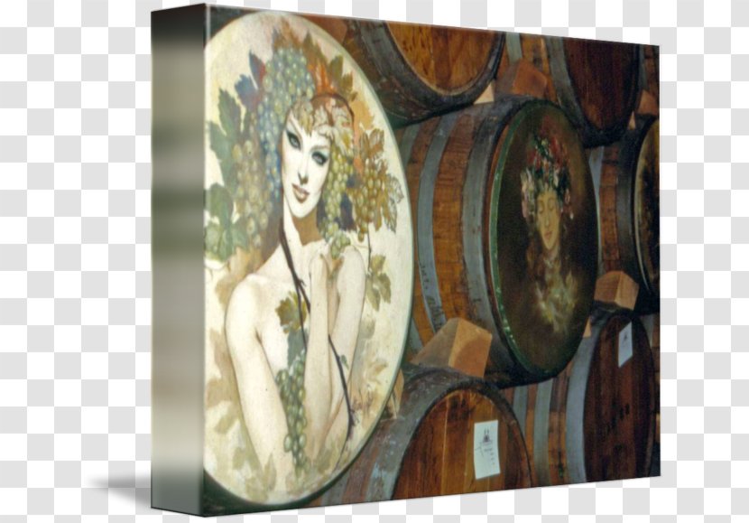 Wine Art Gallery Wrap Canvas Oak Transparent PNG