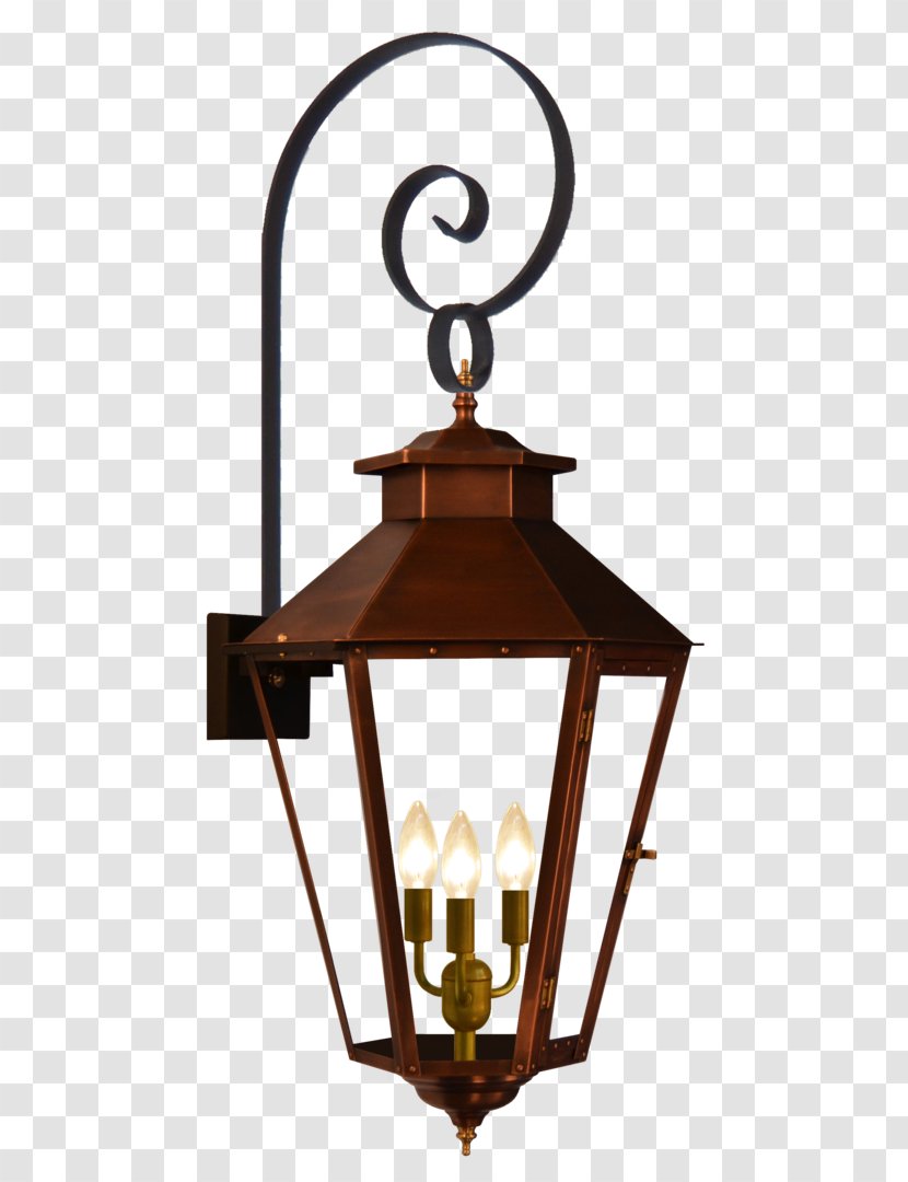 Gas Lighting Lantern Light Fixture Coppersmith Transparent PNG