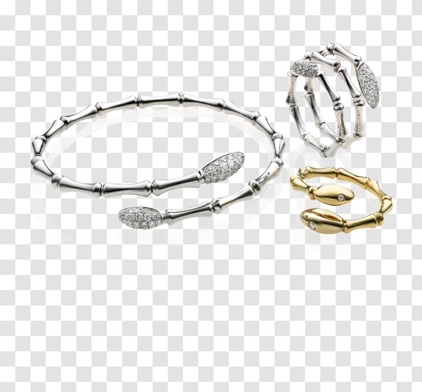 Bangle Bracelet Gold Ring Diamond - Body Jewellery - Bamboo Transparent PNG