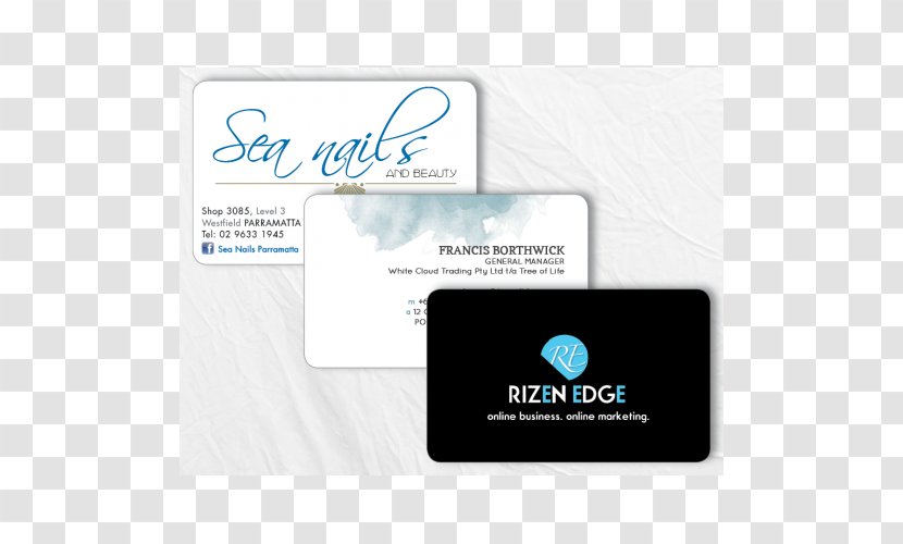 Brand Logo Font - Business Cards Online Transparent PNG