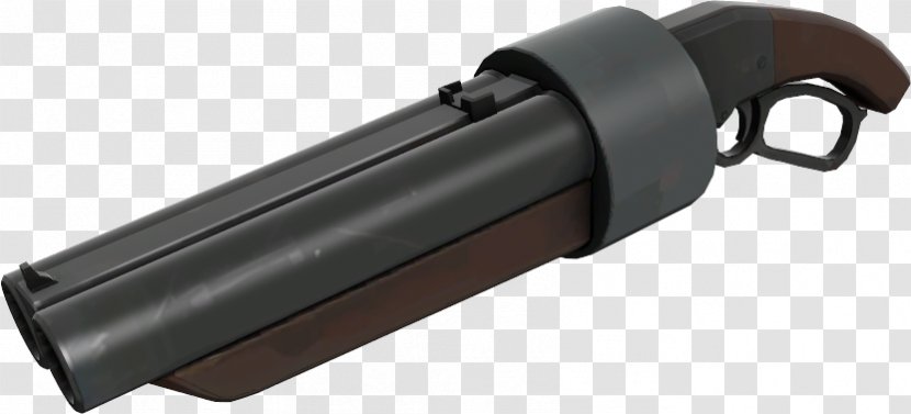 Team Fortress 2 Weapon Scouting Shotgun Firearm - Silhouette Transparent PNG