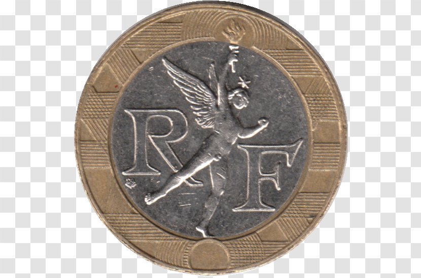 France Coin Currency French Franc Transparent PNG