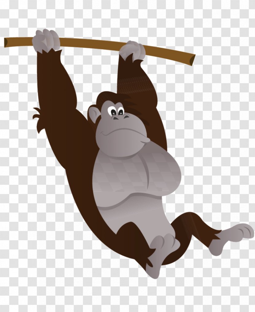 Amazon Hall Playroom Monkey Child Playground Rainforest - Primate - Cartoon Gorilla Transparent PNG