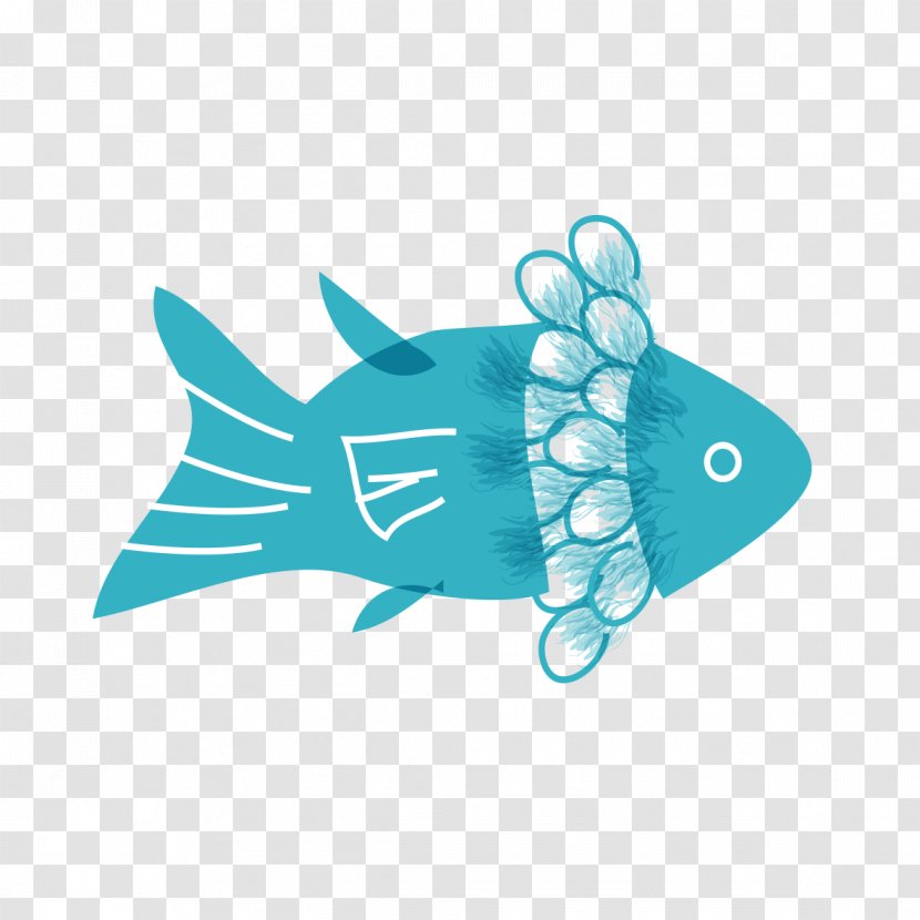 Blue - Fin - Goldfish Model Transparent PNG