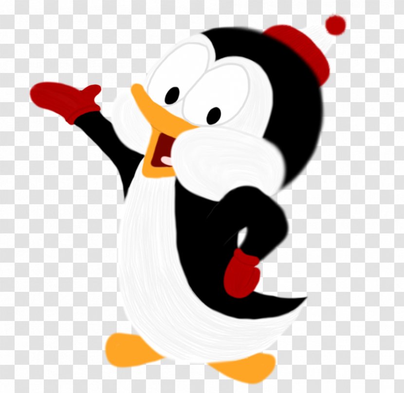 Chilly Willy Penguin Cartoon Clip Art - Character - Seashells Transparent PNG