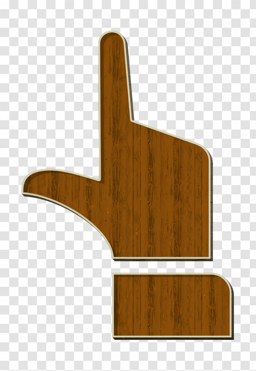 Finger Icon Hand Touch - Hardwood - Plywood Transparent PNG