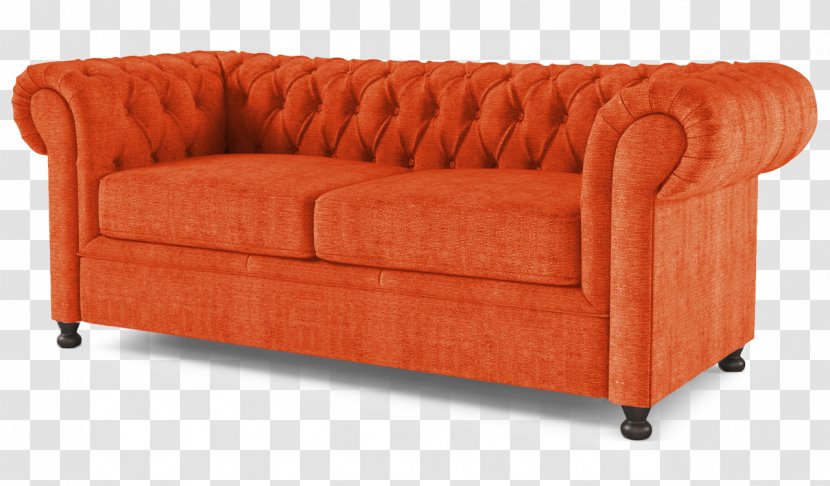 Couch Sofa Bed Orange Living Room Blue - Industrial Design Transparent PNG
