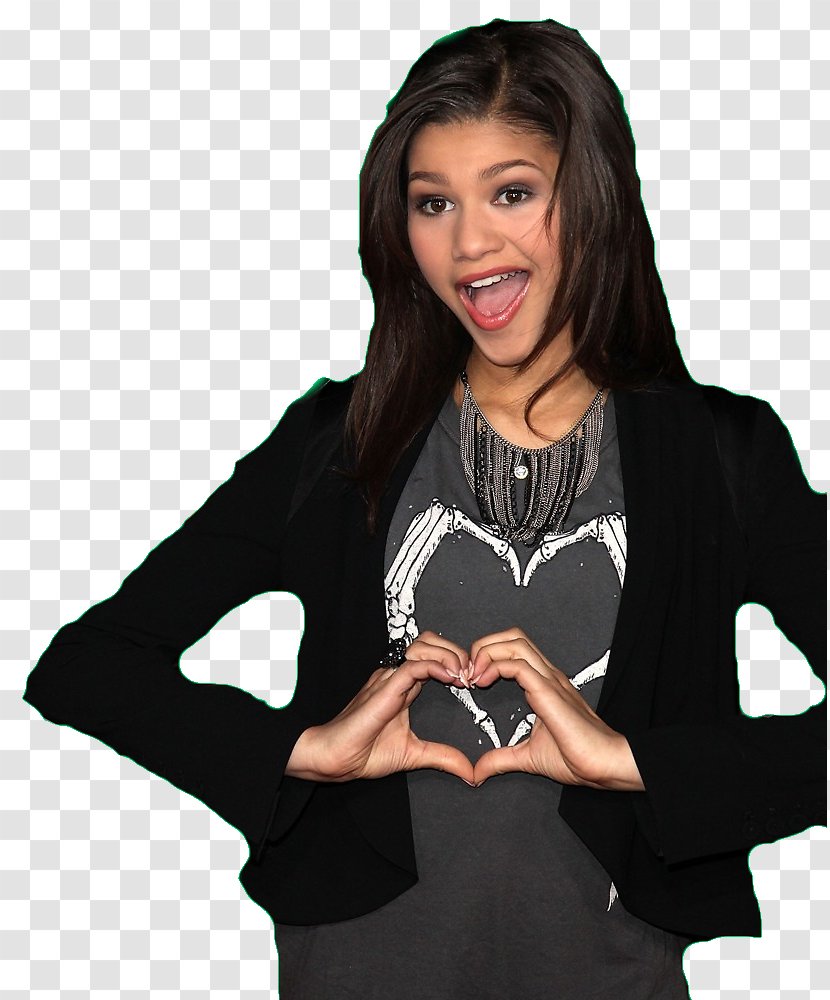 Zendaya Top Hood Photography Sleeve - Flower Transparent PNG