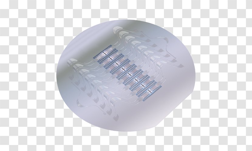 Light Silicon Dioxide Waveguide Photonics - Wafer Transparent PNG
