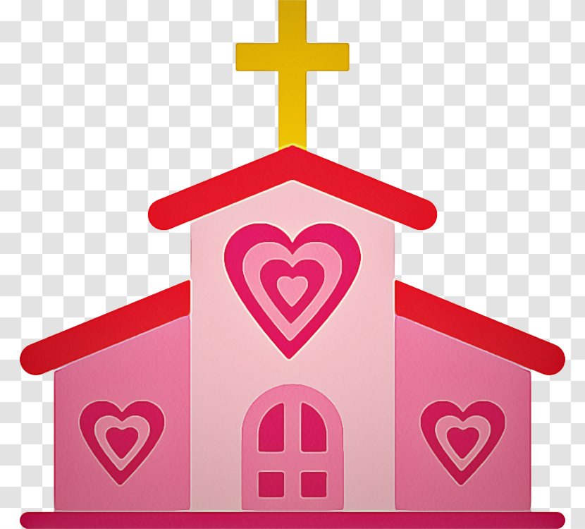 Christian Clip Art Transparency Church Christianity - Pink - Heart Symbol Transparent PNG