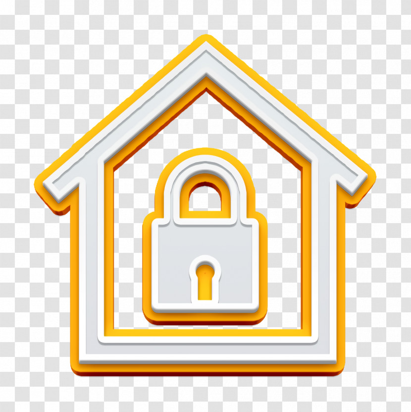 Computer And Media 2 Icon Home Lock Icon Security Icon Transparent PNG