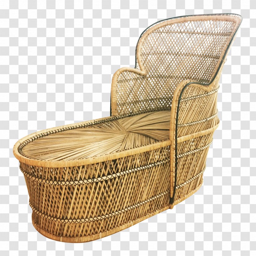 Wicker Rattan Chair Chaise Longue Furniture Transparent PNG