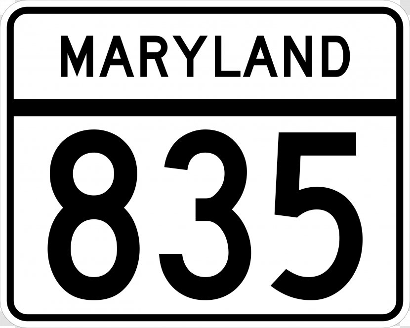 Thumbnail Number Image Vehicle License Plates Numerical Digit - Maryland - Signage Transparent PNG