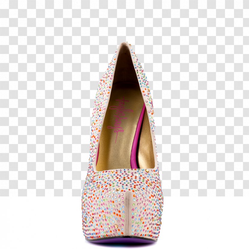 High-heeled Shoe Pink M Glitter Imitation Gemstones & Rhinestones - Soft Starlight Transparent PNG
