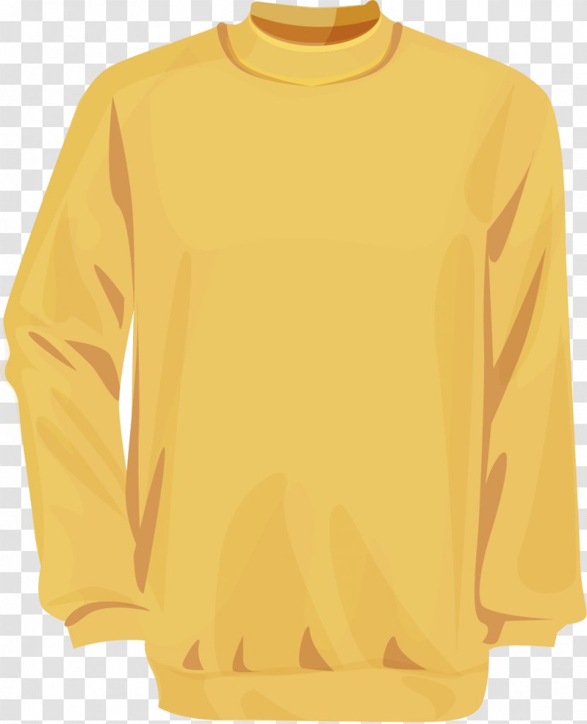 Long-sleeved T-shirt Sweater - Designer - Winter Transparent PNG