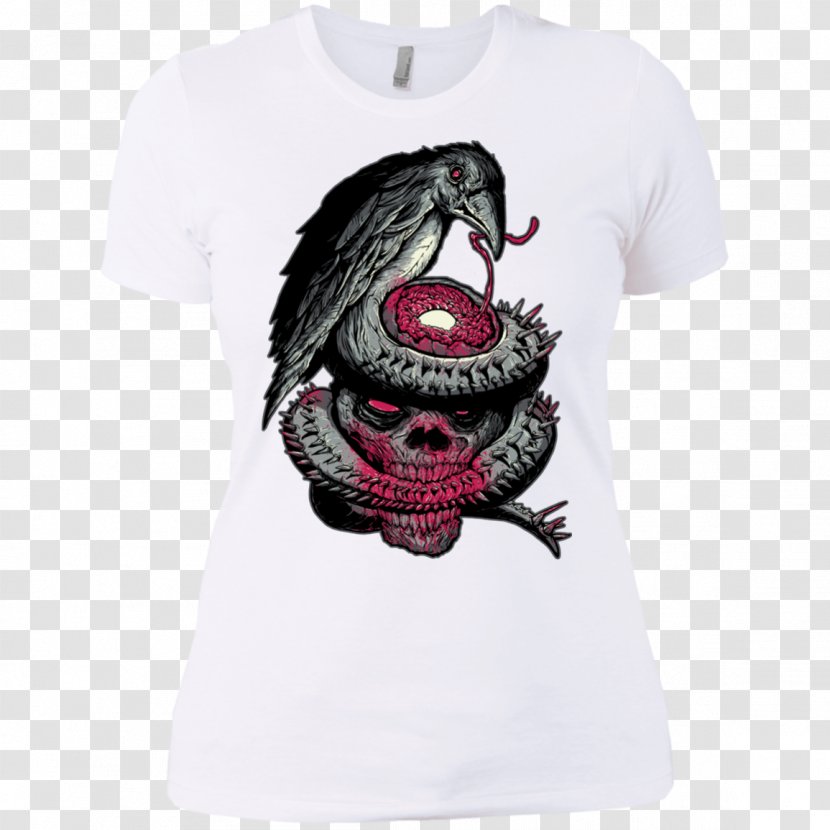 T-shirt Shoulder Sleeve Teenage Mutant Ninja Turtles Mutants In Fiction - Skull Crow Transparent PNG