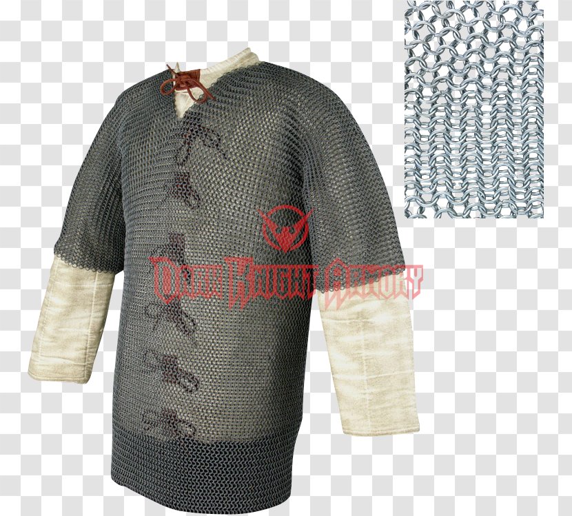 T-shirt Hauberk Mail Sleeve - Sleeveless Shirt Transparent PNG