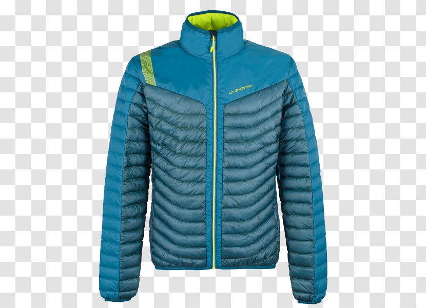 Hoodie Jacket Daunenjacke Down Feather La Sportiva - Coat Transparent PNG