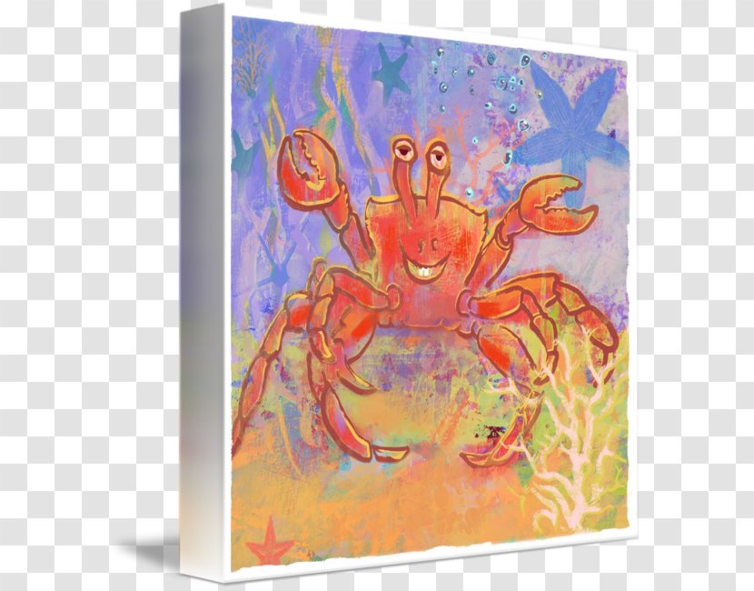 Crab Acrylic Paint Painting Modern Art - Cartoon Transparent PNG
