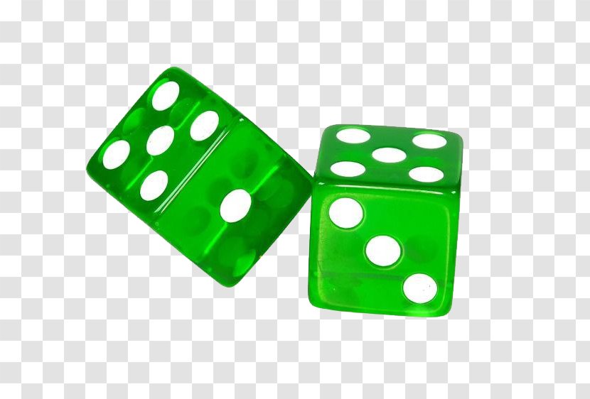 Dice Set 30 Seconds Gambling Clip Art - Silhouette - Green Carved Transparent PNG