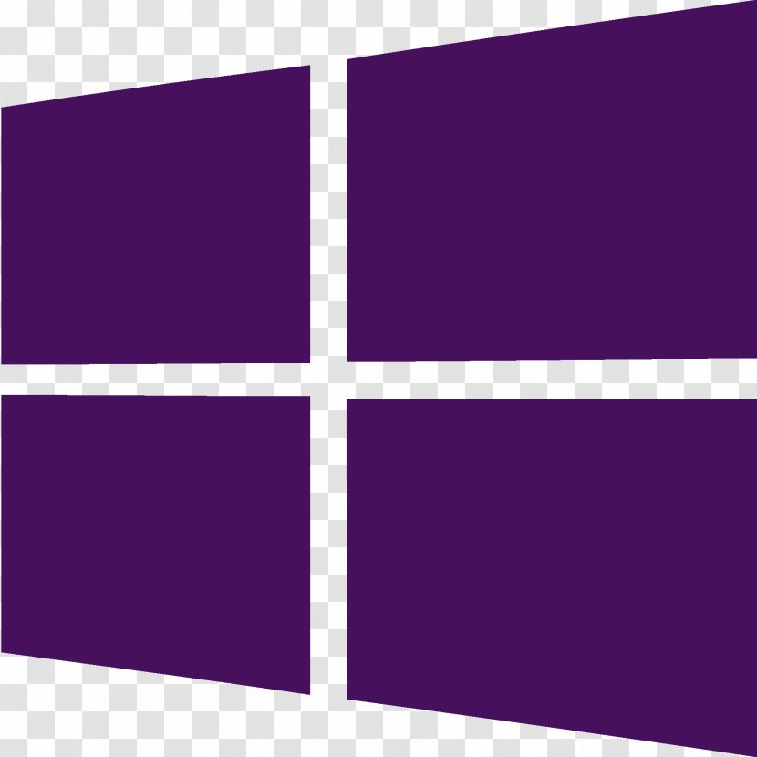 Microsoft Windows Corporation Logo Technical Support - Violet - 10 Transparent PNG