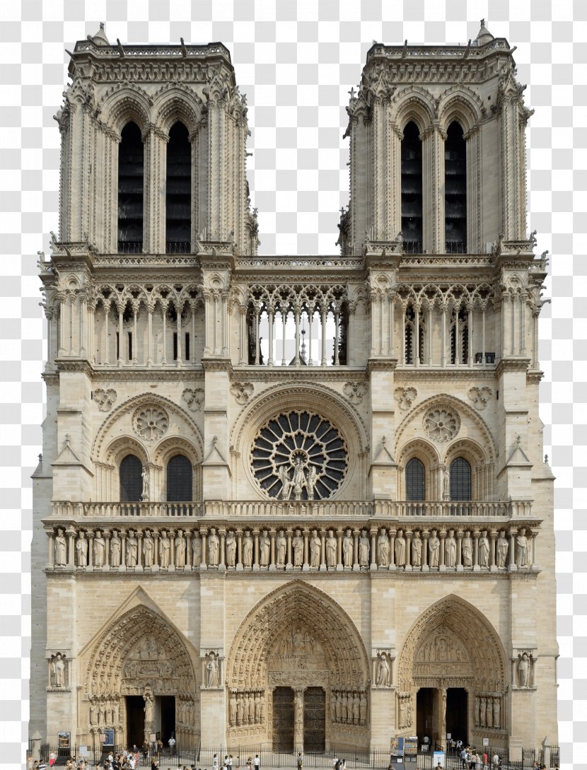 Notre-Dame De Paris Parvis – Place Jean-Paul-II Reims Cathedral Arc Triomphe - Historic Site Transparent PNG