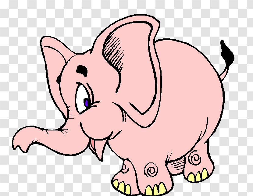 Elephantidae Seeing Pink Elephants Child Clip Art - Watercolor Transparent PNG