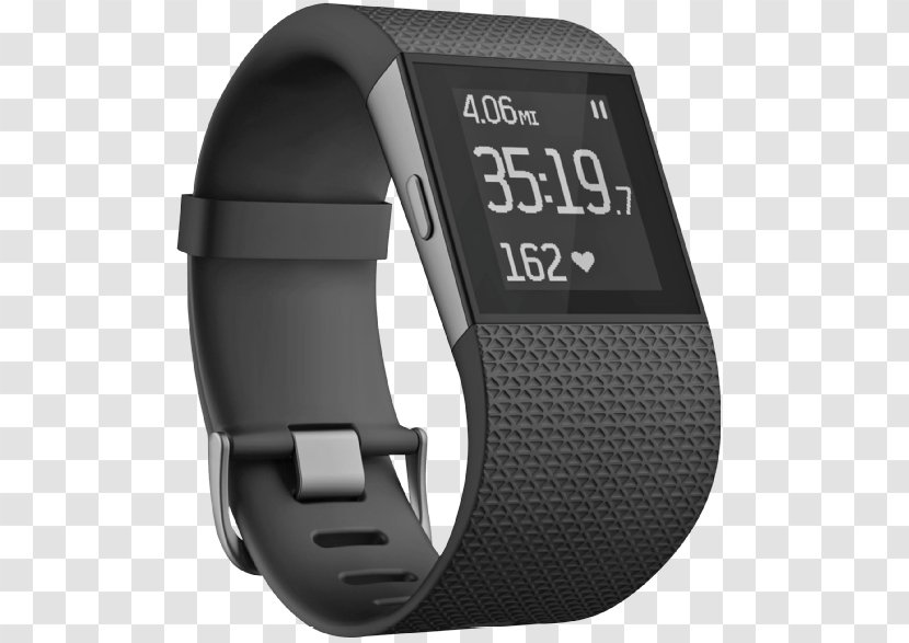 Fitbit Surge Activity Tracker GPS Watch Charge HR - Heart Rate Transparent PNG