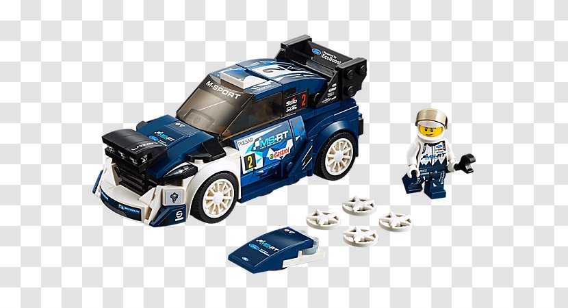 Ford Fiesta RS WRC Motor Company World Rally Championship LEGO 75881 Speed Champions 2016 GT & 1966 GT40 - Lego 75885 Msport Wrc Transparent PNG