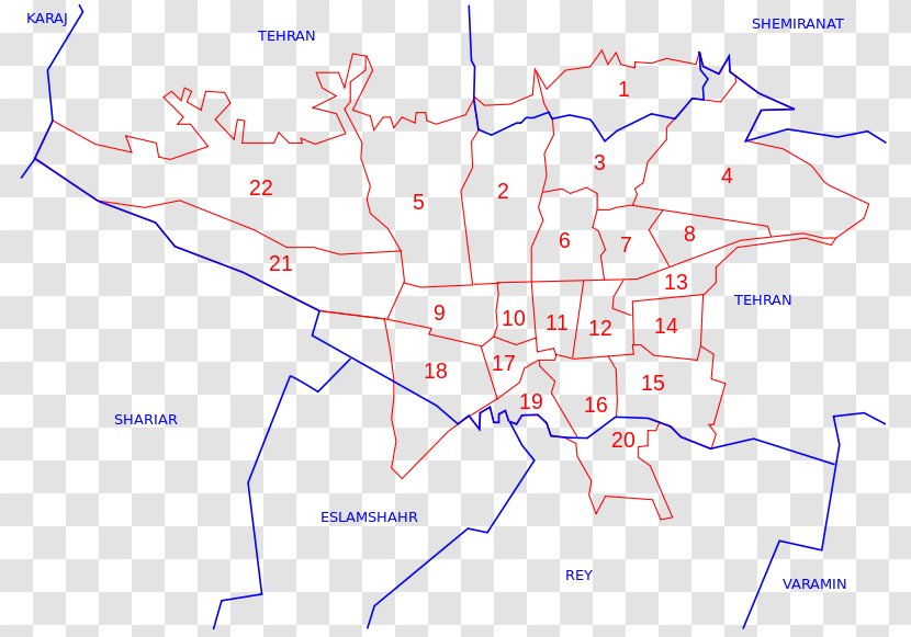 Rey County Map Cafe Naghshe Vesal Globe Ray - Area Transparent PNG
