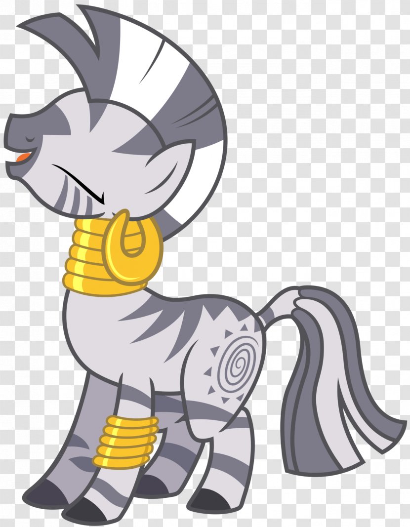 My Little Pony Art Character - Cartoon Zebra Transparent PNG