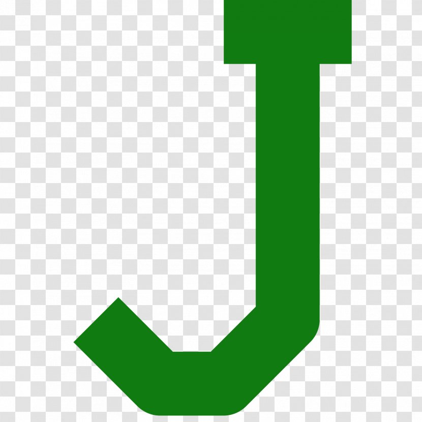 Logo Angle Line - Green - J Transparent PNG
