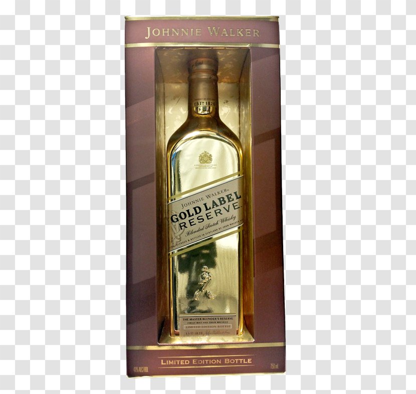 Liqueur Blended Whiskey Scotch Whisky Distilled Beverage - Special Edition - Golden Wine Bottal Transparent PNG
