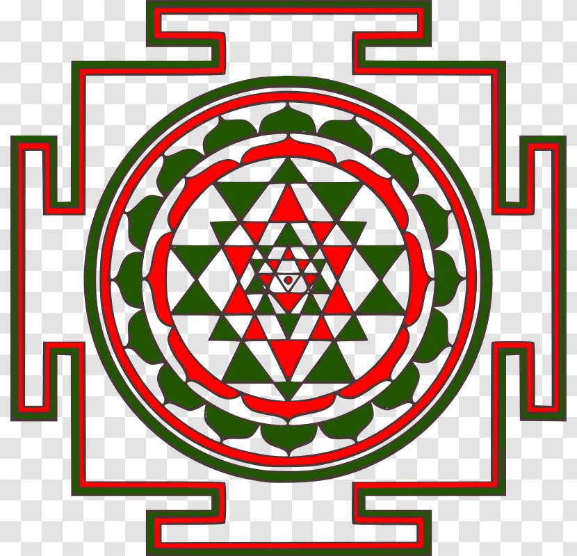 Lakshmi Sri Yantra Mandala - Area Transparent PNG