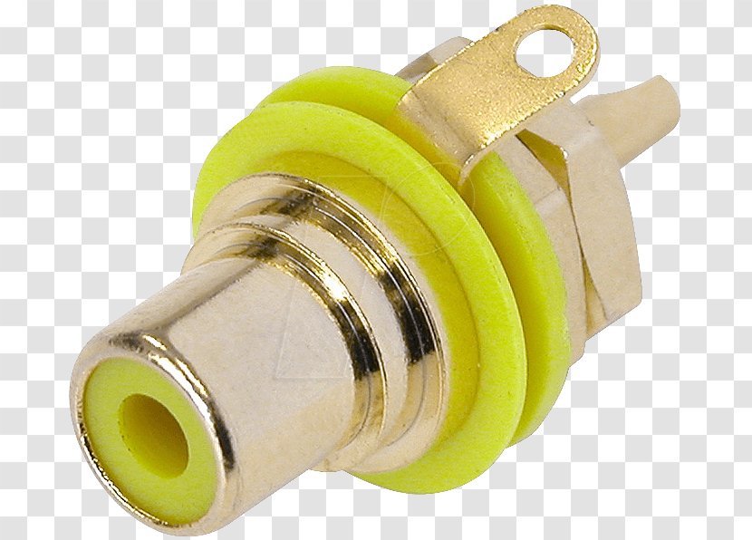 Yellow Neutrik Colored Gold - Brand Transparent PNG