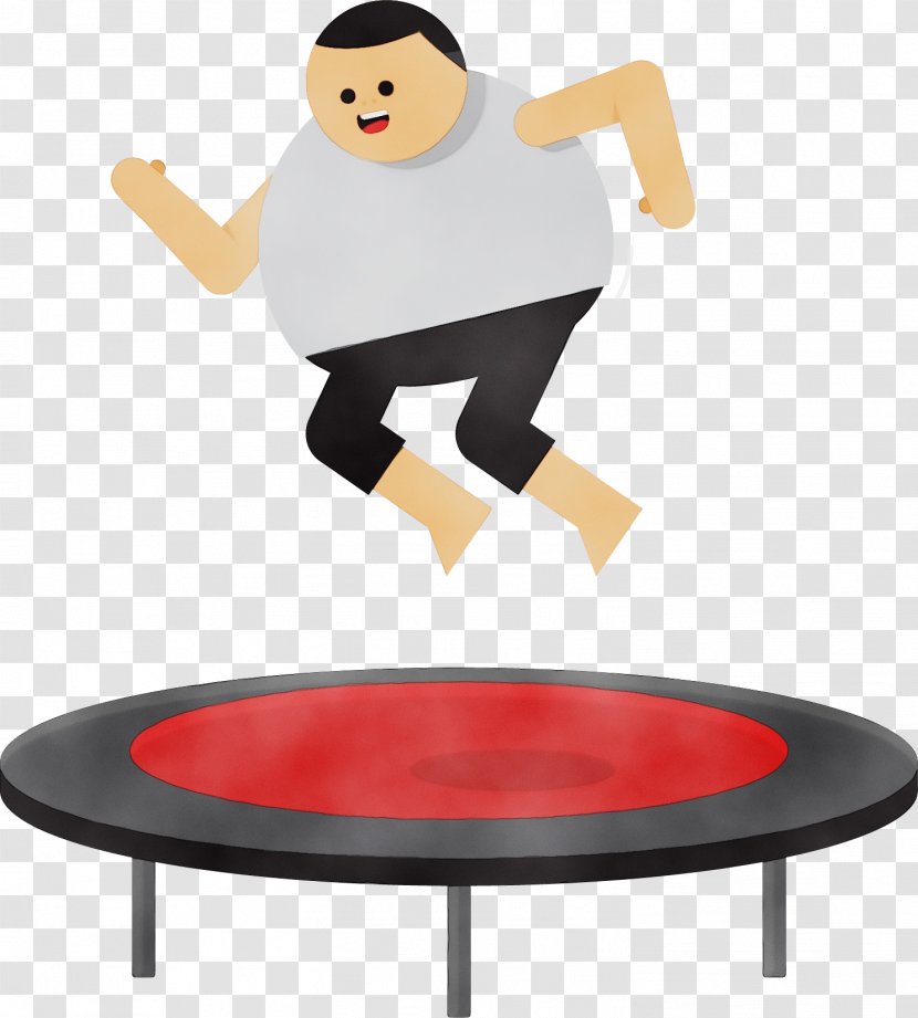Trampoline Cartoon - Sports - Ping Pong Table Transparent PNG