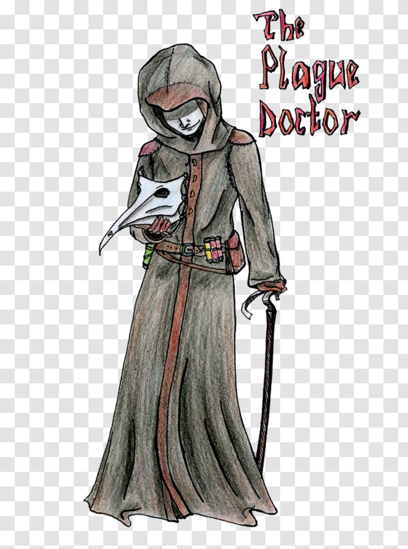 Black Death Plague Doctor Costume SCP Foundation - Mask - Real Doctors Transparent PNG