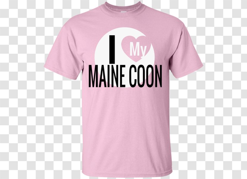 T-shirt Sleeve Maine Coon Gildan Activewear Transparent PNG