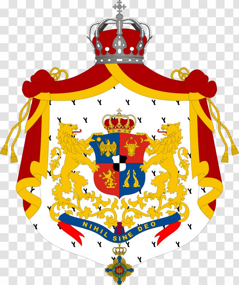 Wallachia Kingdom Of Romania United Principalities Romanian Old Coat Arms - Greater - Flag Transparent PNG