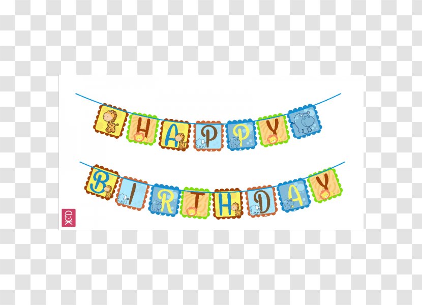Bunting Paper Birthday Flag Animal - Text Transparent PNG