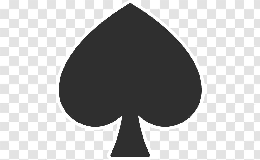 Symbol Playing Card Suit Ace Of Spades - Heart Transparent PNG
