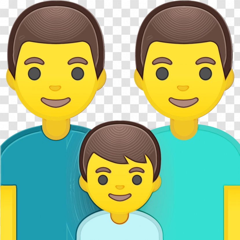 Happy Family Cartoon - Gesture - Style Transparent PNG