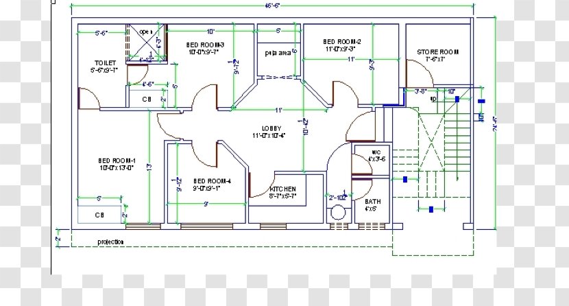 AutoCAD Computer-aided Design .dwg House Plan - Land Lot - Architectural Drawing Transparent PNG