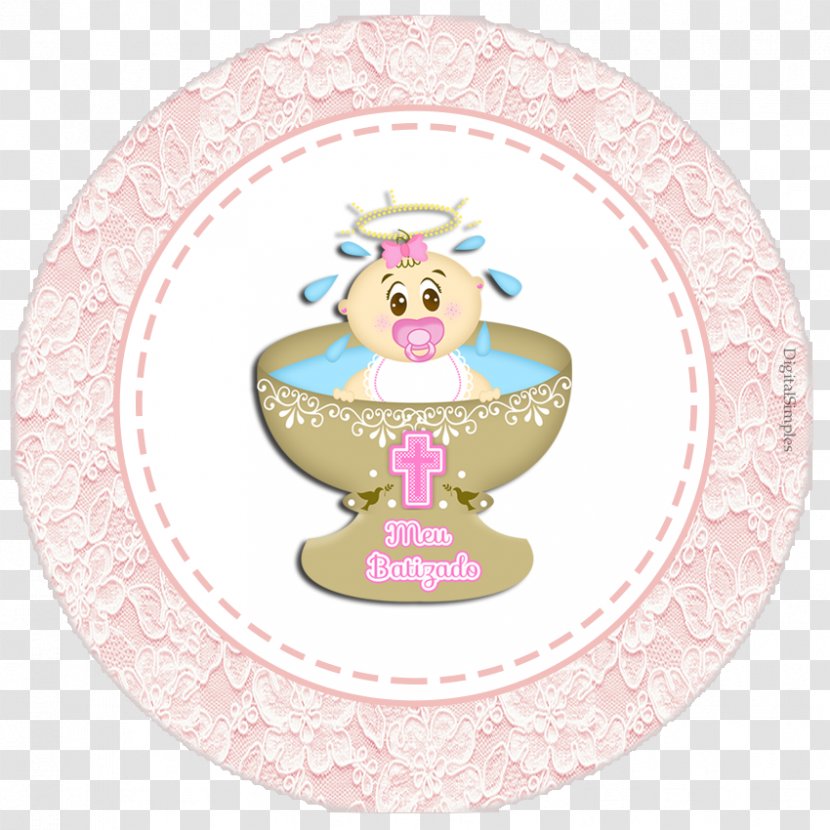 Baptism Paper Label - Heart Transparent PNG